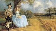 Thomas Gainsborough Robert Andrews and his Wife Frances France oil painting artist